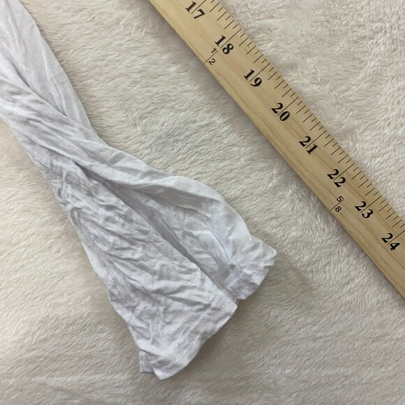 Nasty Gal White Crop Top Long Sleeves Size 10 - Picture 8 of 8